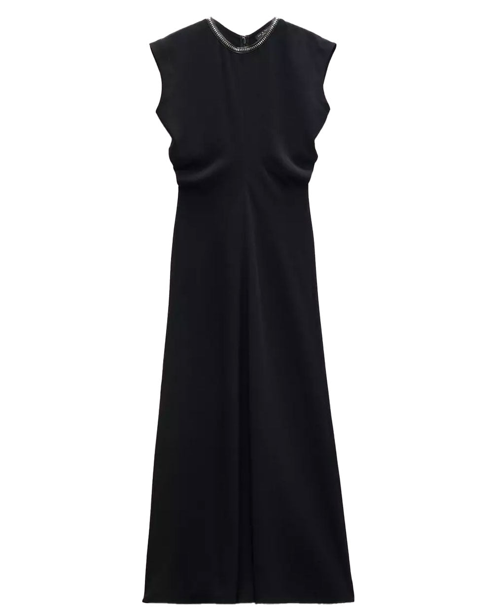 Black Marie Crepe Dress