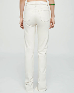 70s High Rise Skinny Bootcut Jean in Vintage White