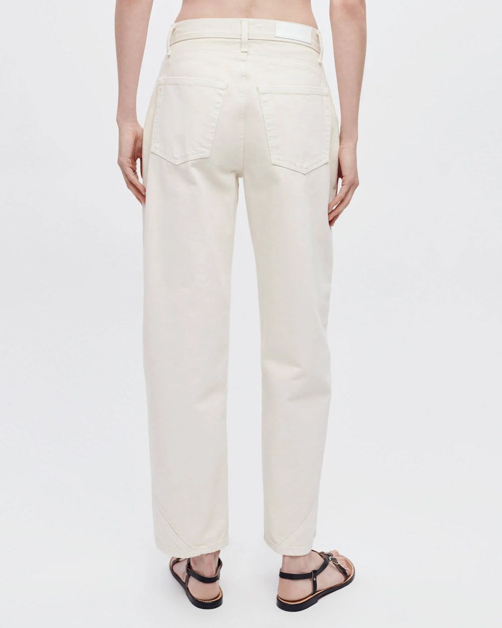 Wide Taper Jean in Vintage White