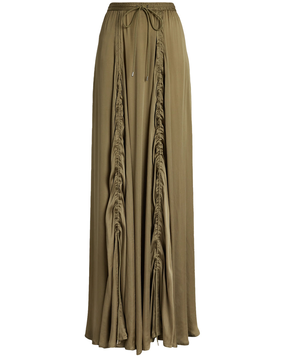 Dusty Sage Charmeuse Willem Maxi Skirt