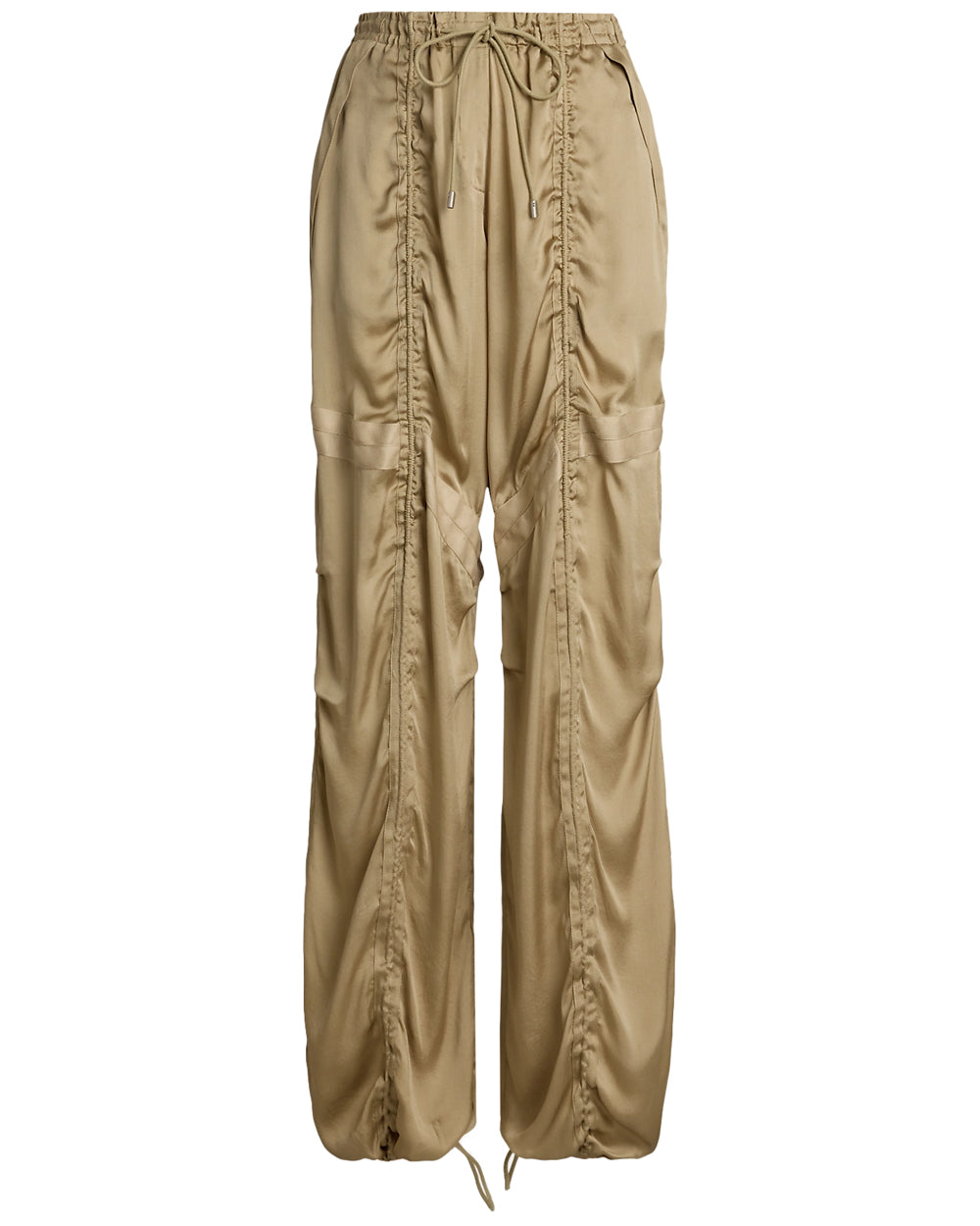 Lux Tan Charmeuse Killian Pant