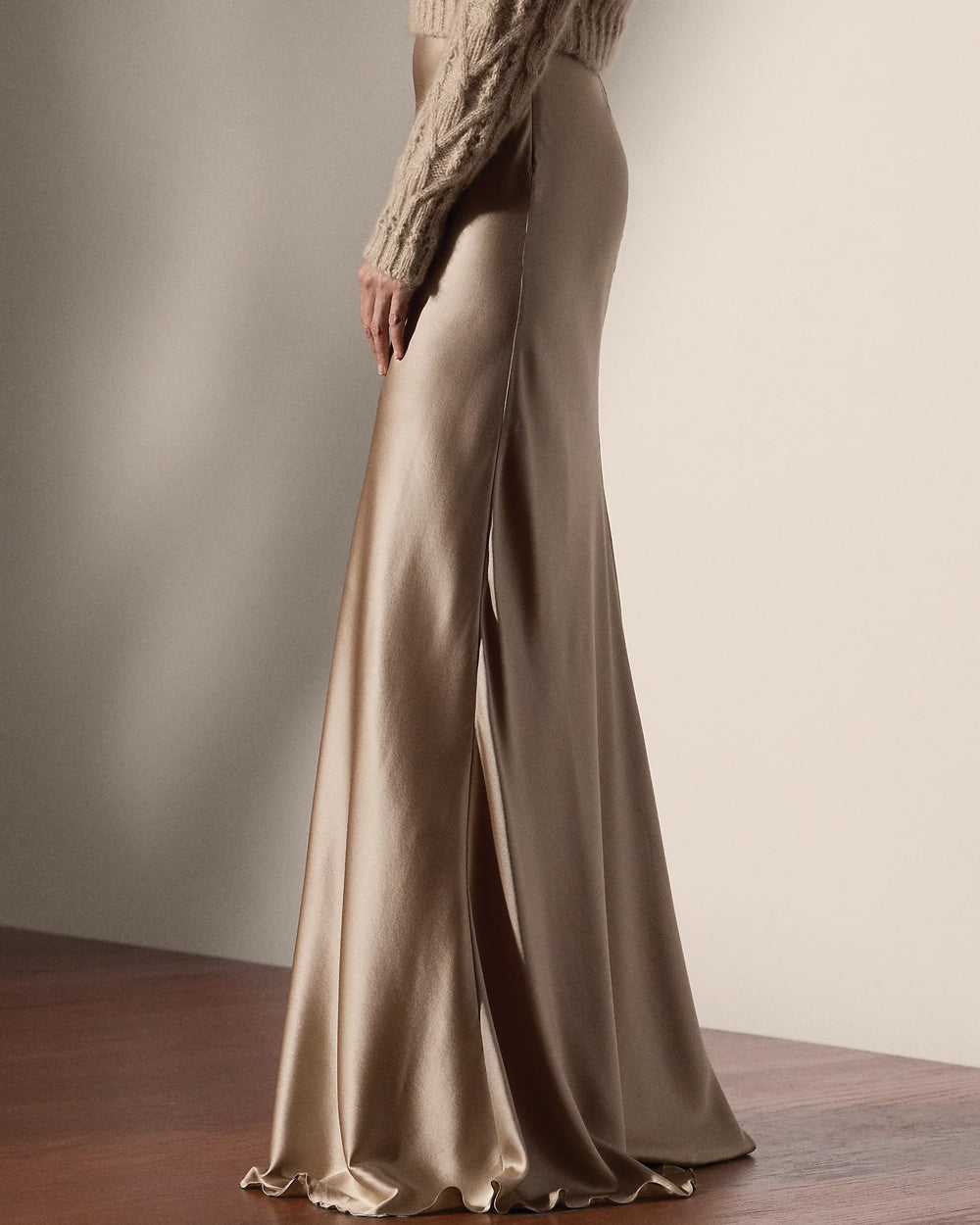 Mineral Satin Masina Maxi Skirt