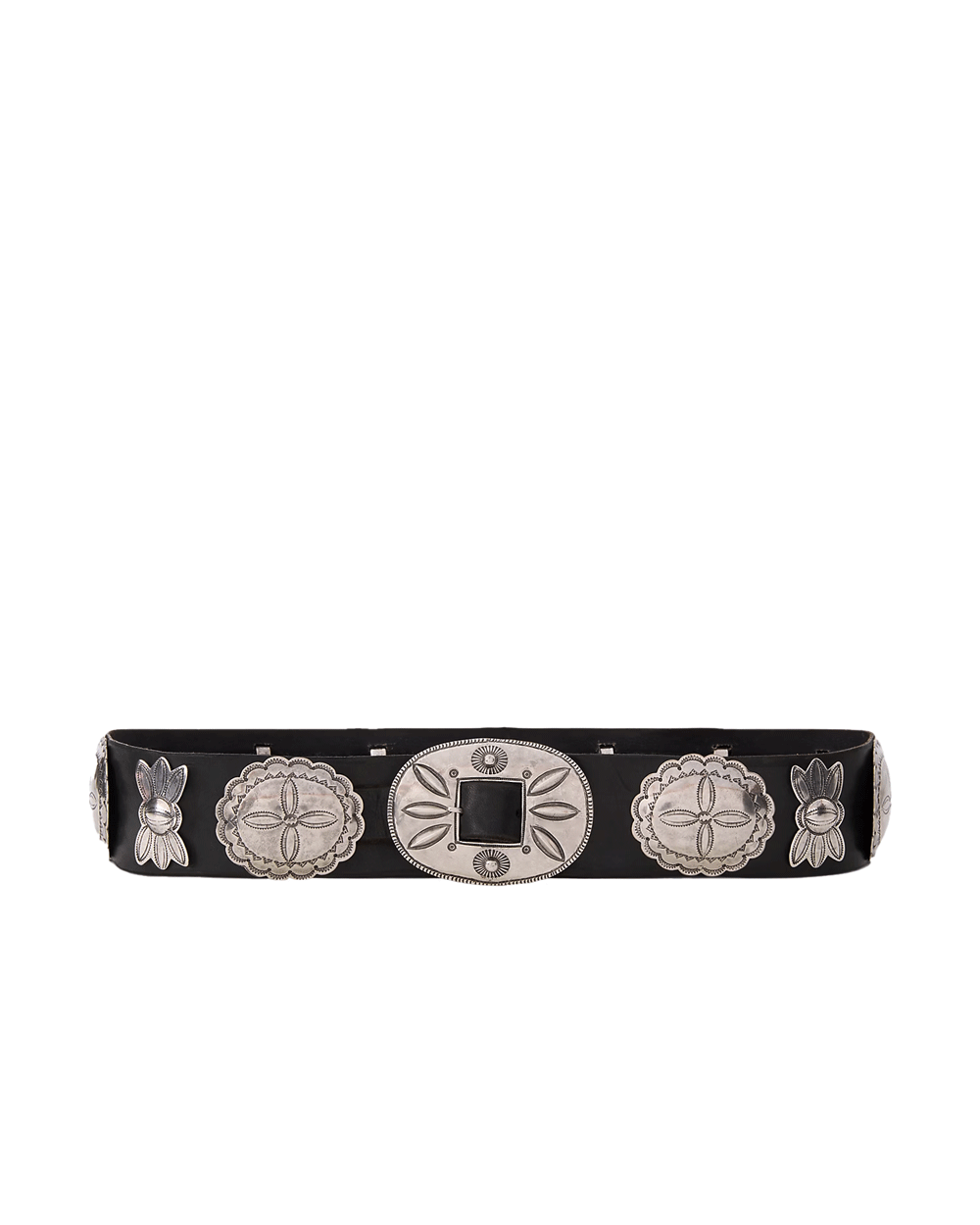 Vacchetta Concho Belt in Black