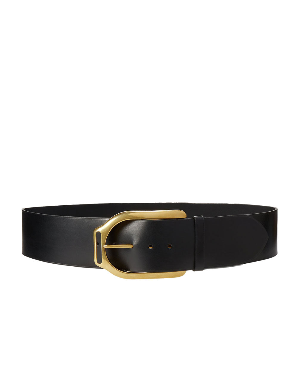 Ralph Lauren Vachetta Leather Welington Belt in Black – Stanley Korshak