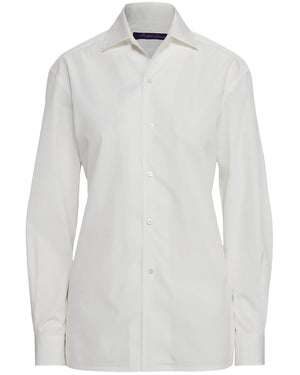 White Long Sleeve Capri Shirt