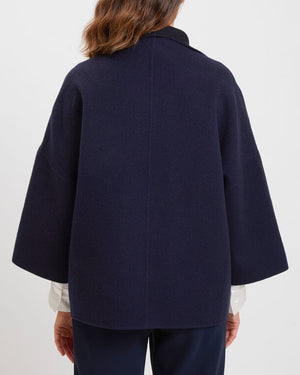 Black and Navy Reversible Jacket