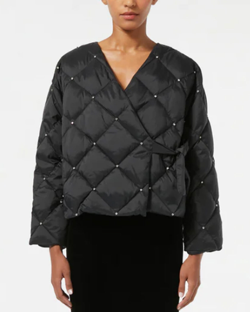 Ink and Crystal Vera Puffer Jacket