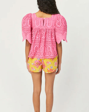Neon Pink Mika Top