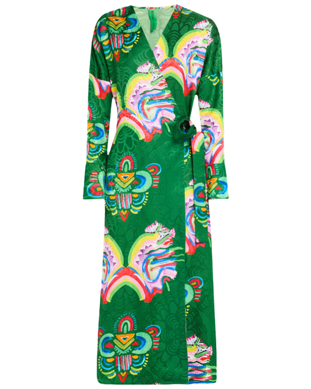 Magia Green Fantasia Maggie Wrap Dress