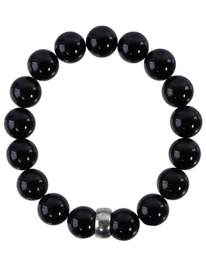 Black Tourmaline Beaded Bracelet