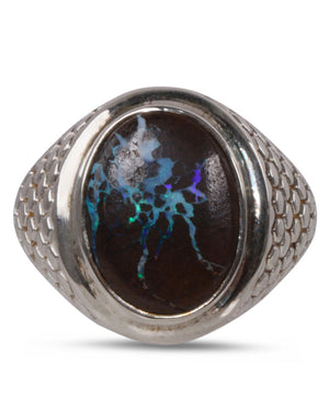 Boulder Opal Ring