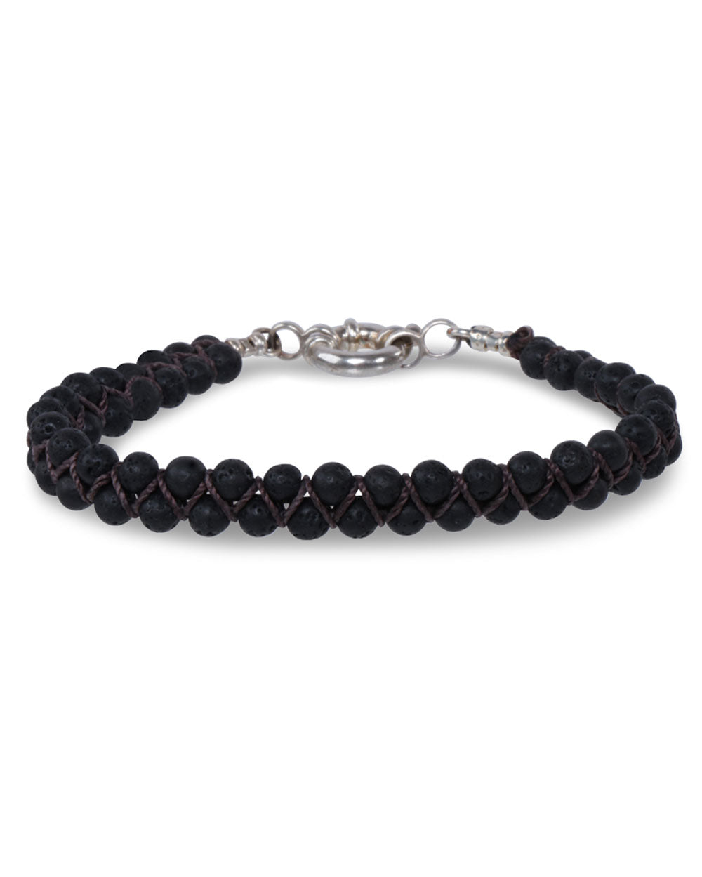 Lava Rock Beaded Bracelet