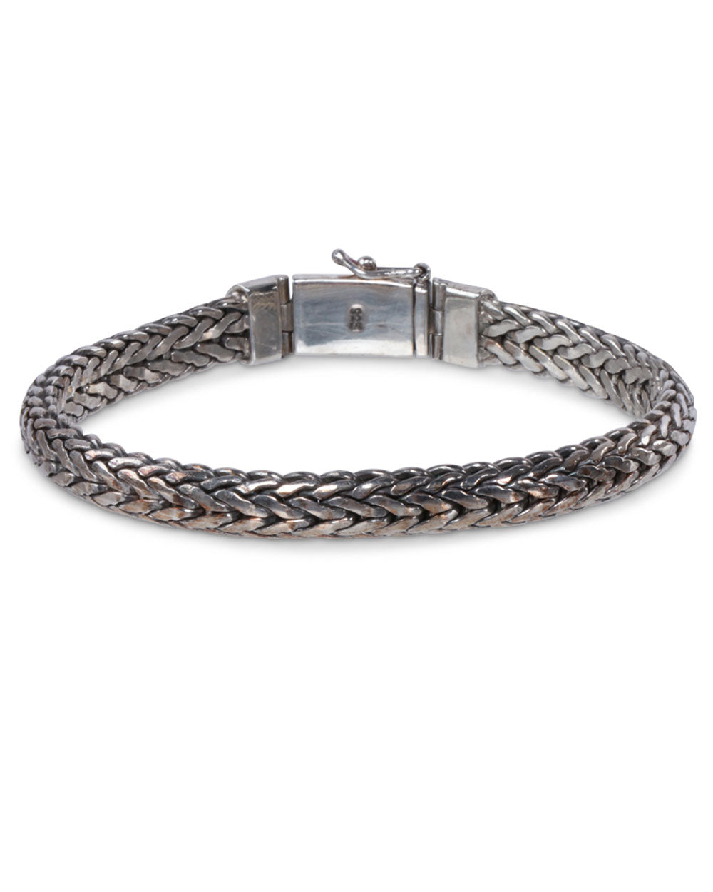 Sterling Silver Woven Bali Bracelet