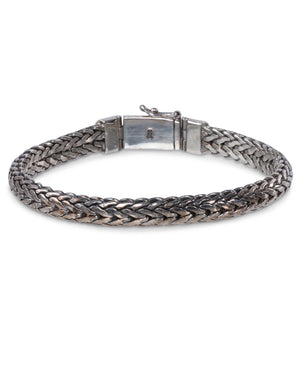 Sterling Silver Woven Bali Bracelet