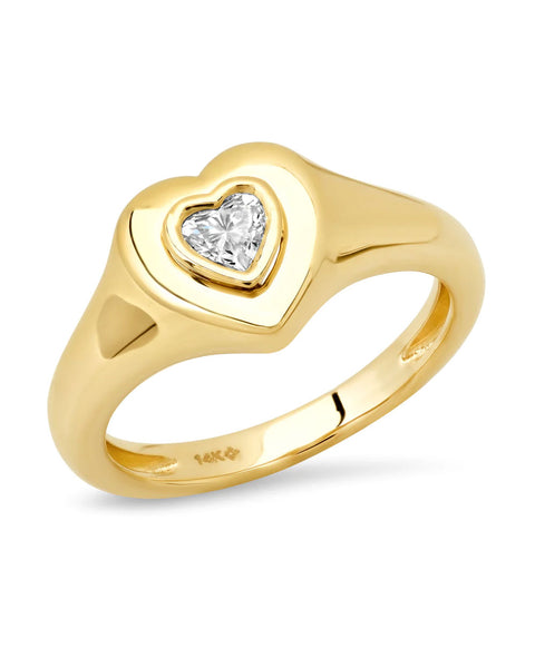 Gold Heart Ring – TAMAYO GOLD LLC