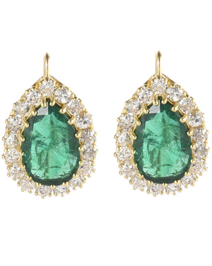 Mozambique Emerald Earrings