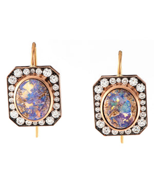 Opal and Diamond Renee Earrings