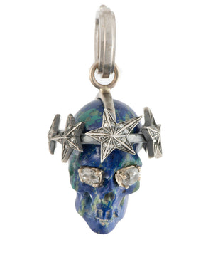 Turquoise Super Star Skull Pendant