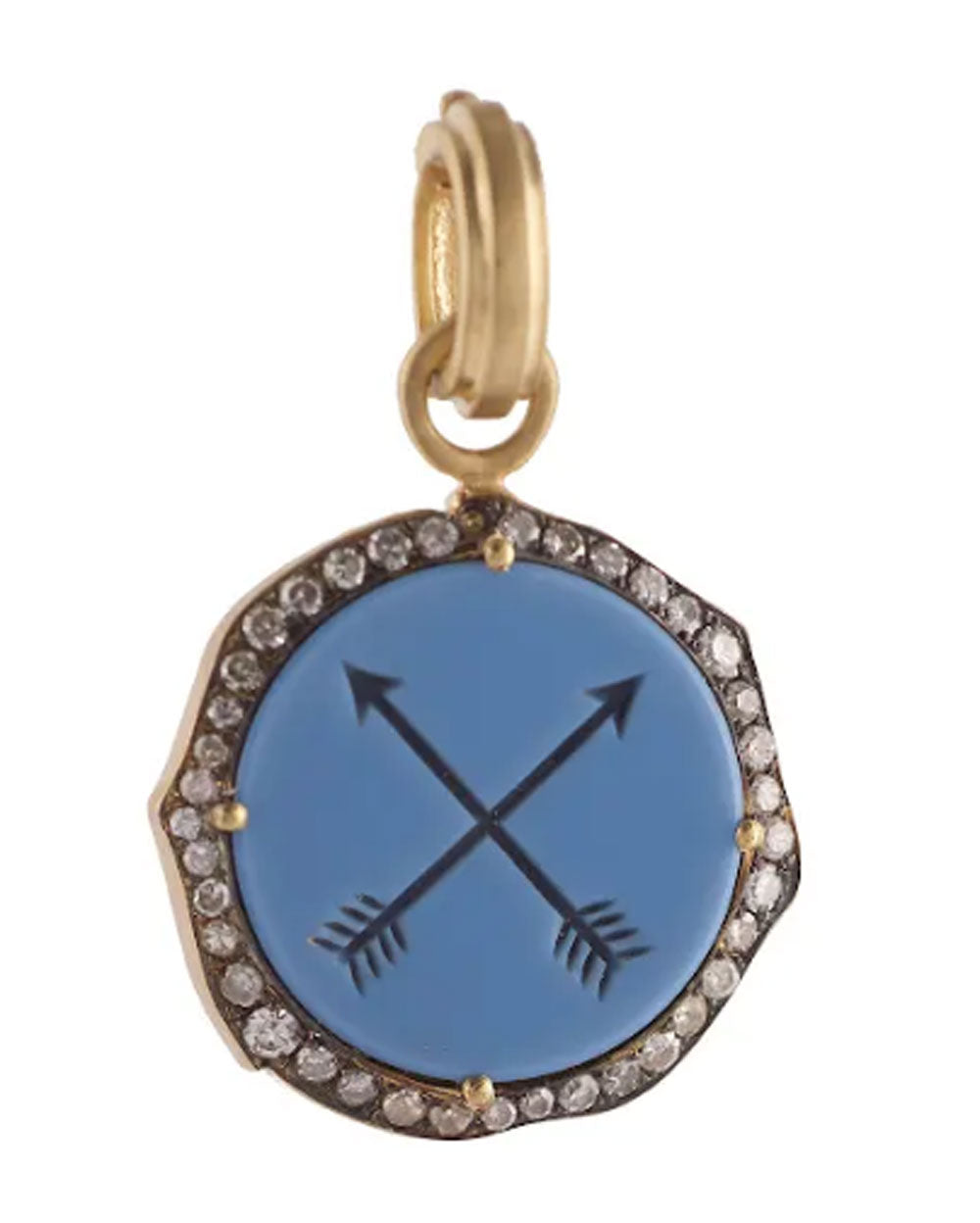 Blue Arrow Pendant