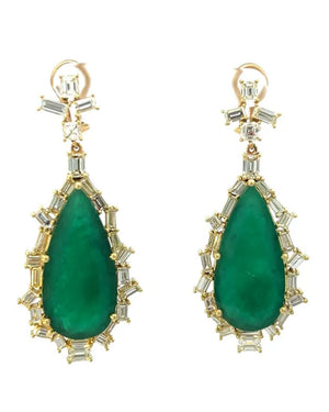 Zambian Emerald Earrings