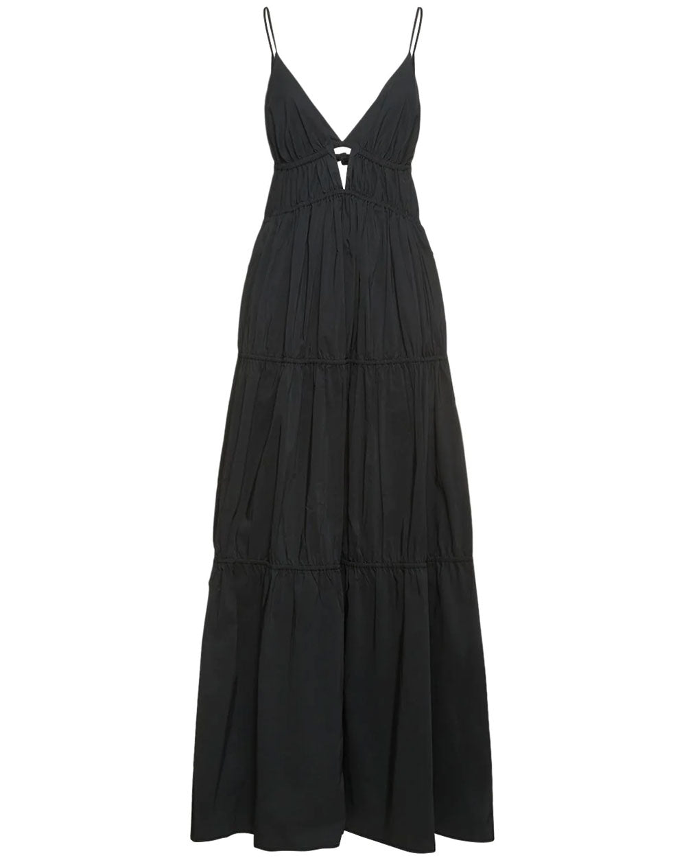 Black April Core Cut-out Maxi Dress