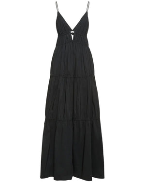 Black April Core Cut-out Maxi Dress