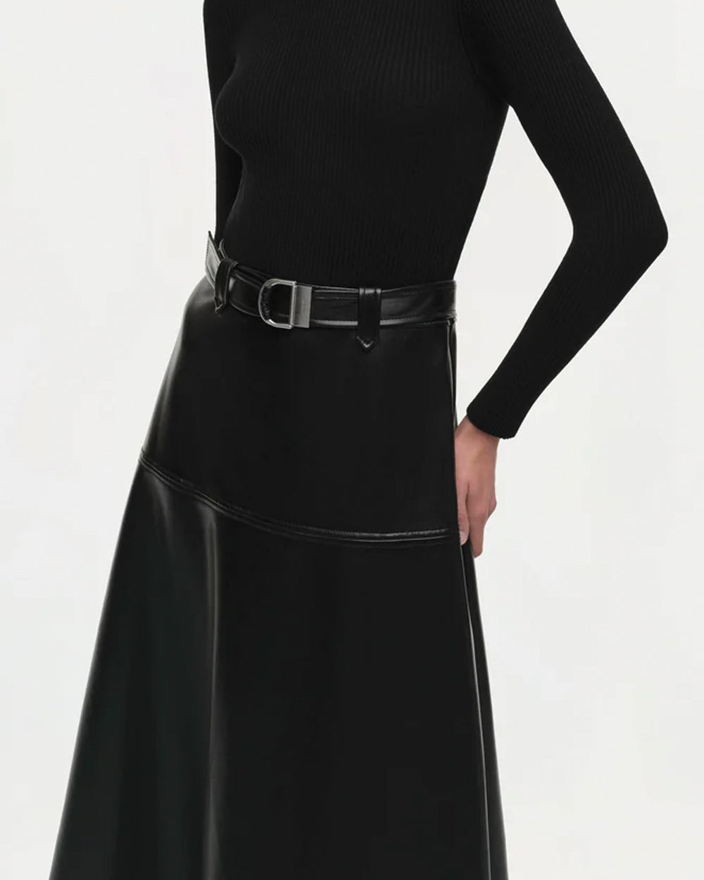 Black Ulyssia Midi Dress