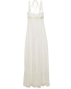 Ivory Darina Sleeveless Maxi Dress
