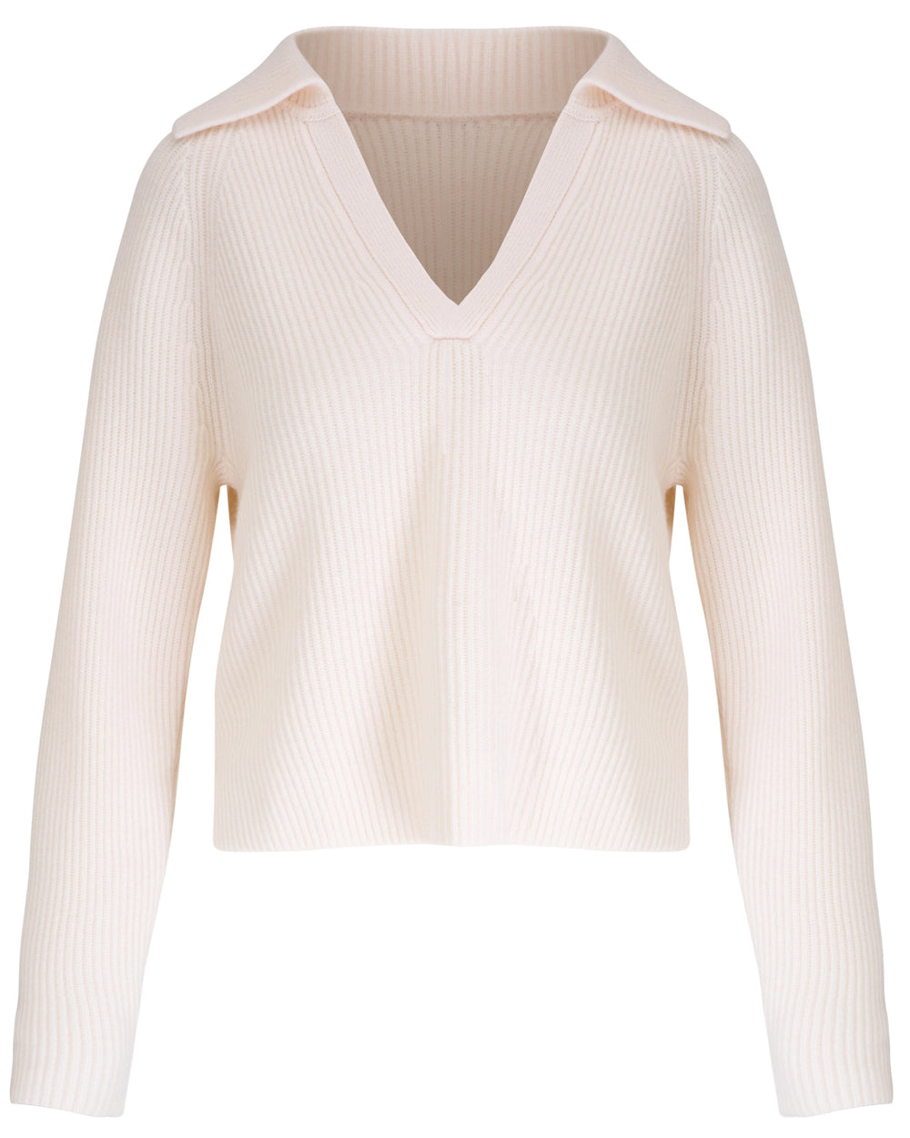 Ivory Lopez Polo Sweater