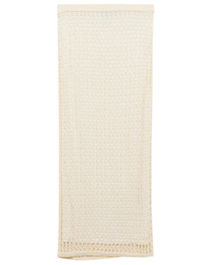 Ivory Odie Open Knit Skirt