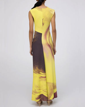 Luminary Print Acacia Maxi Dress