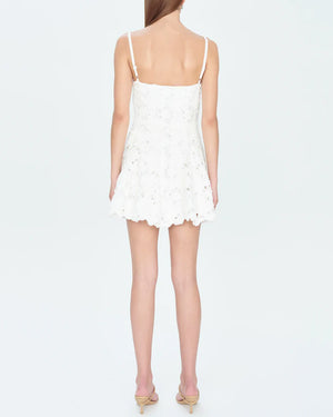 White Sleeveless Sophie Mini Dress