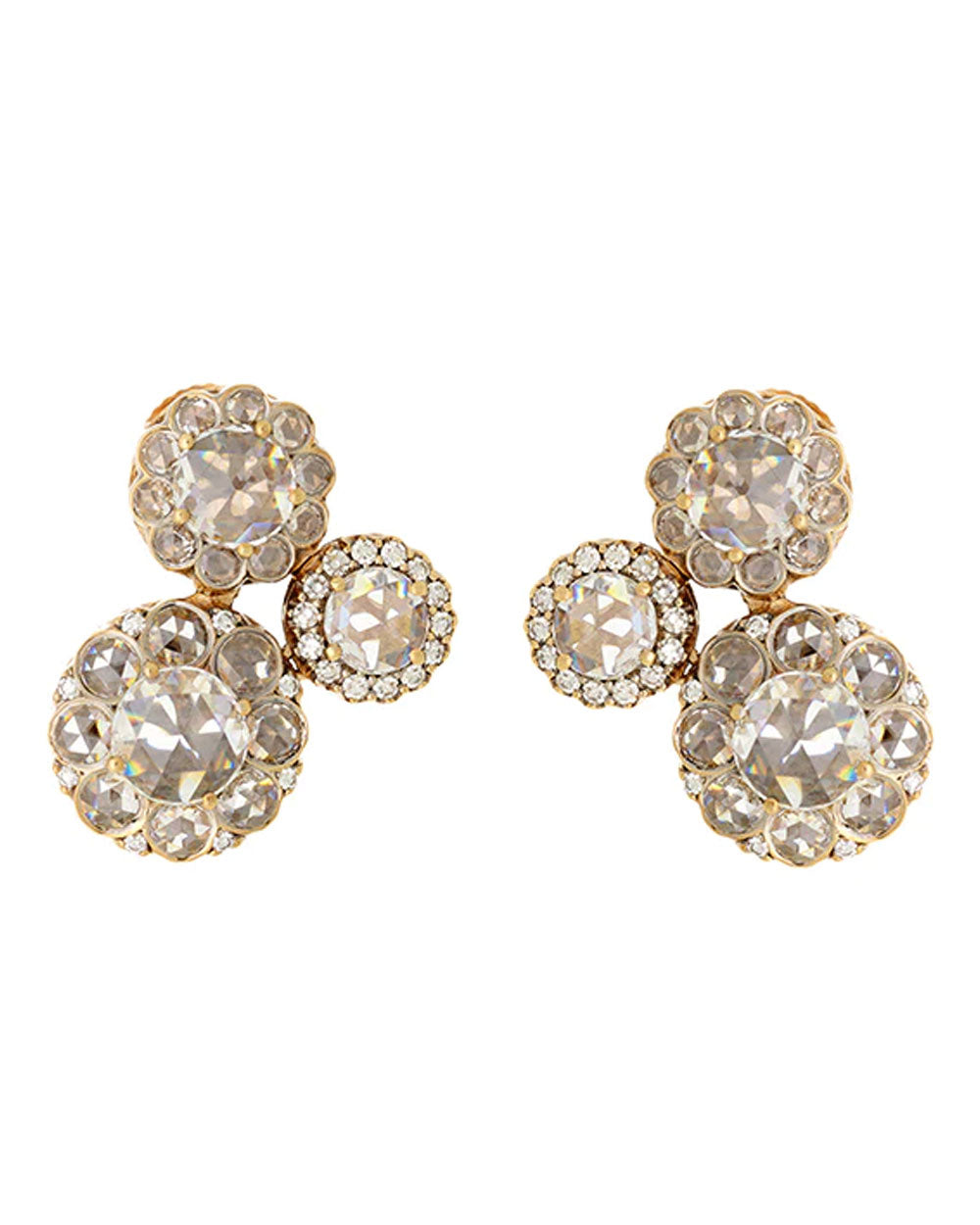 Beirut Rosace Diamond Earrings