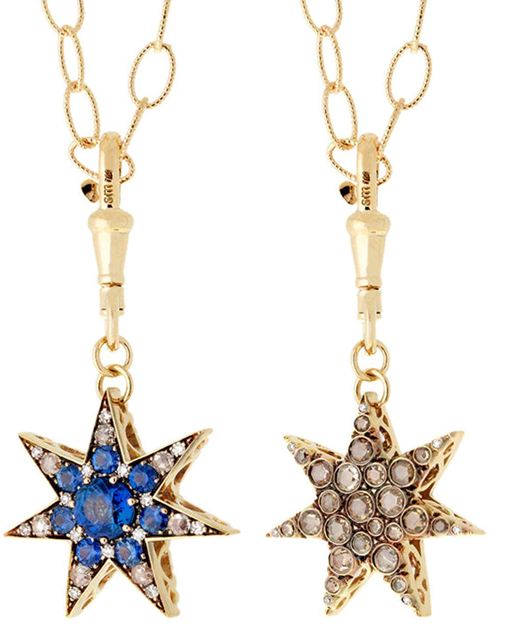 Sapphire and Diamond Istanbul Pendant