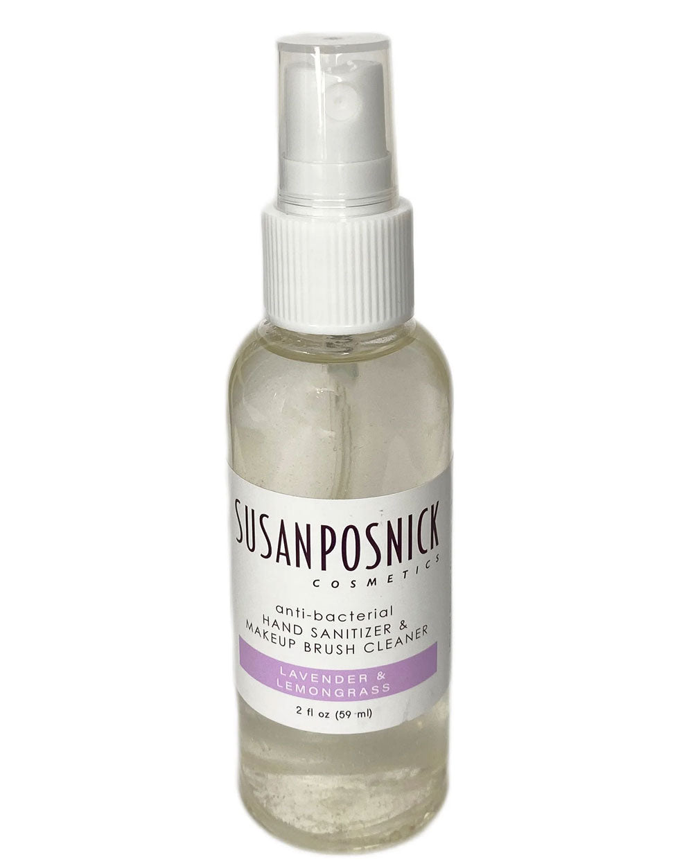 Lavender and Lemongrass Instant Dry Makeup Brush Cleaner and Hand Sanitizer 2oz