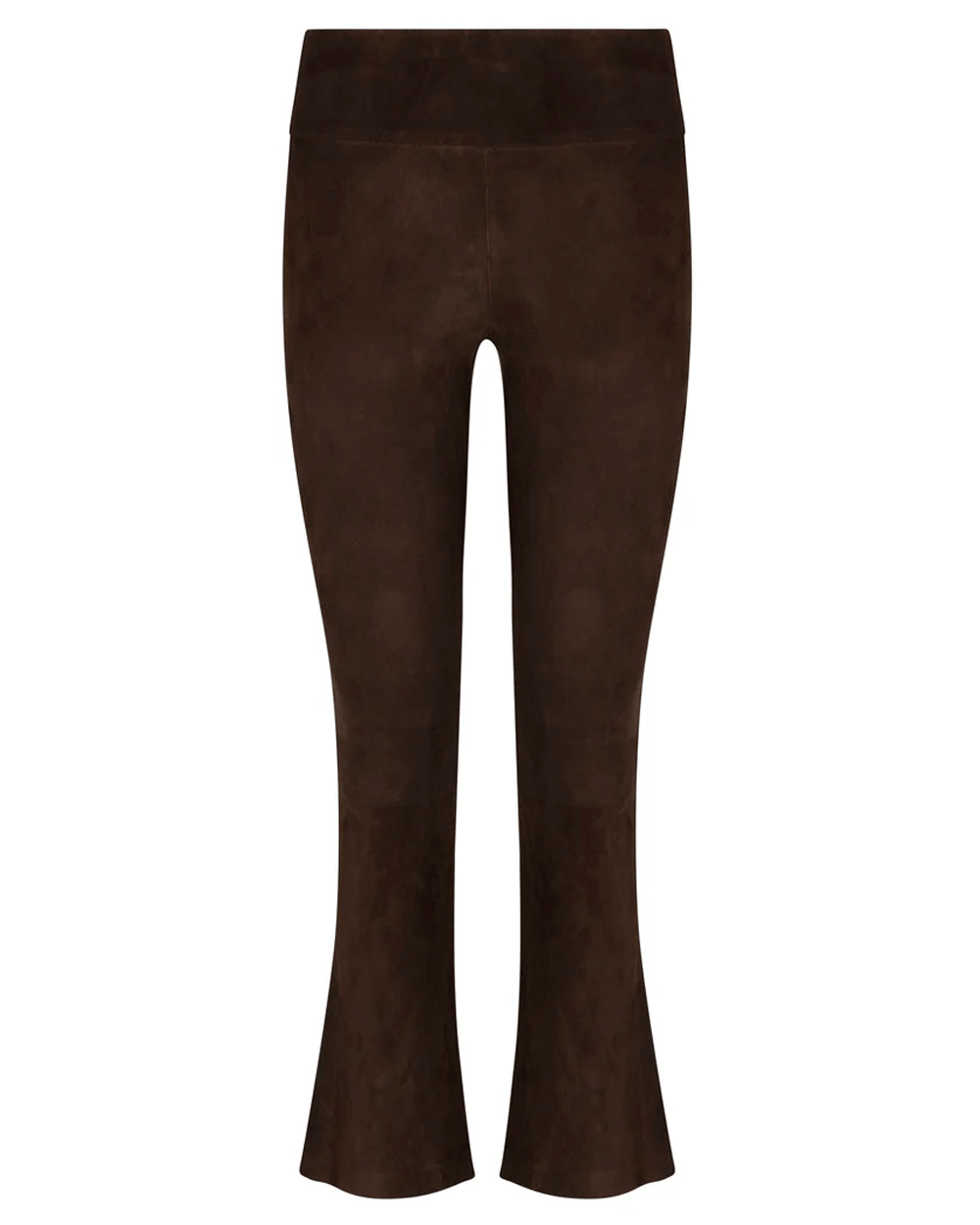 Suede Ankle Flare Legging in Americano