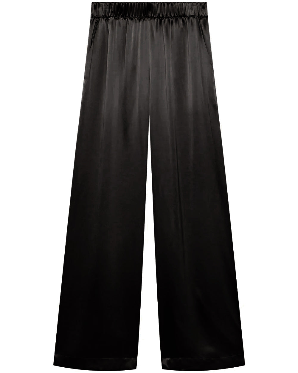 Black High Rise Brynn Wide Leg Pant