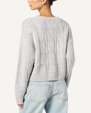 Foggy Cable Knit Tristan Sweater