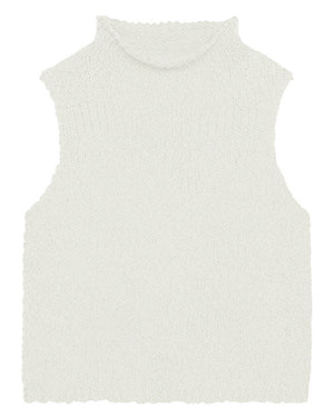 Gardenia Atticus Roll Neck Tank