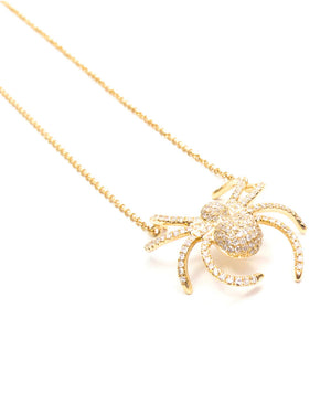 Samira 13 Diamond Spider Necklace