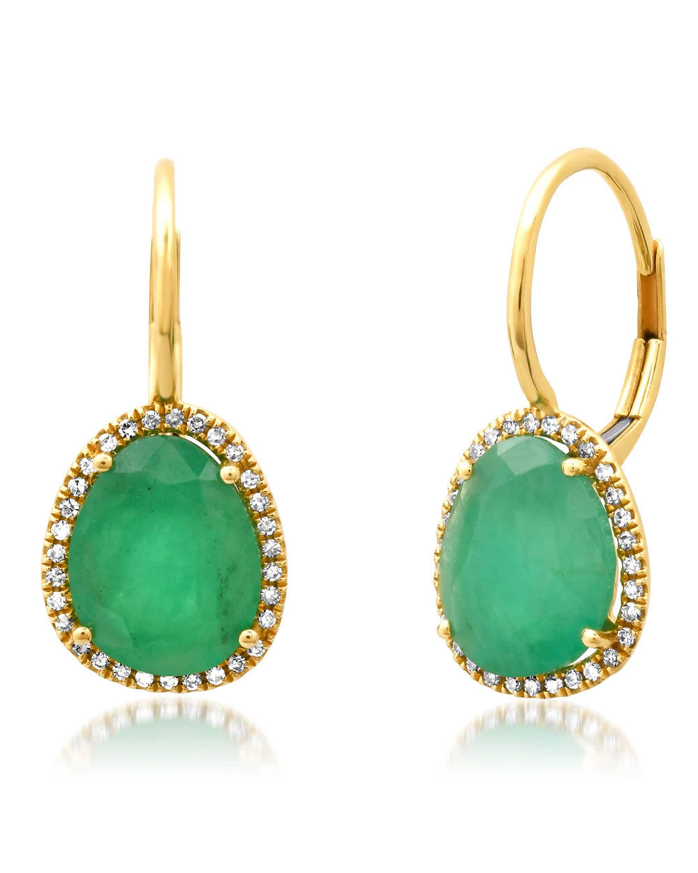 Samira 13 Emerald Drop Earring