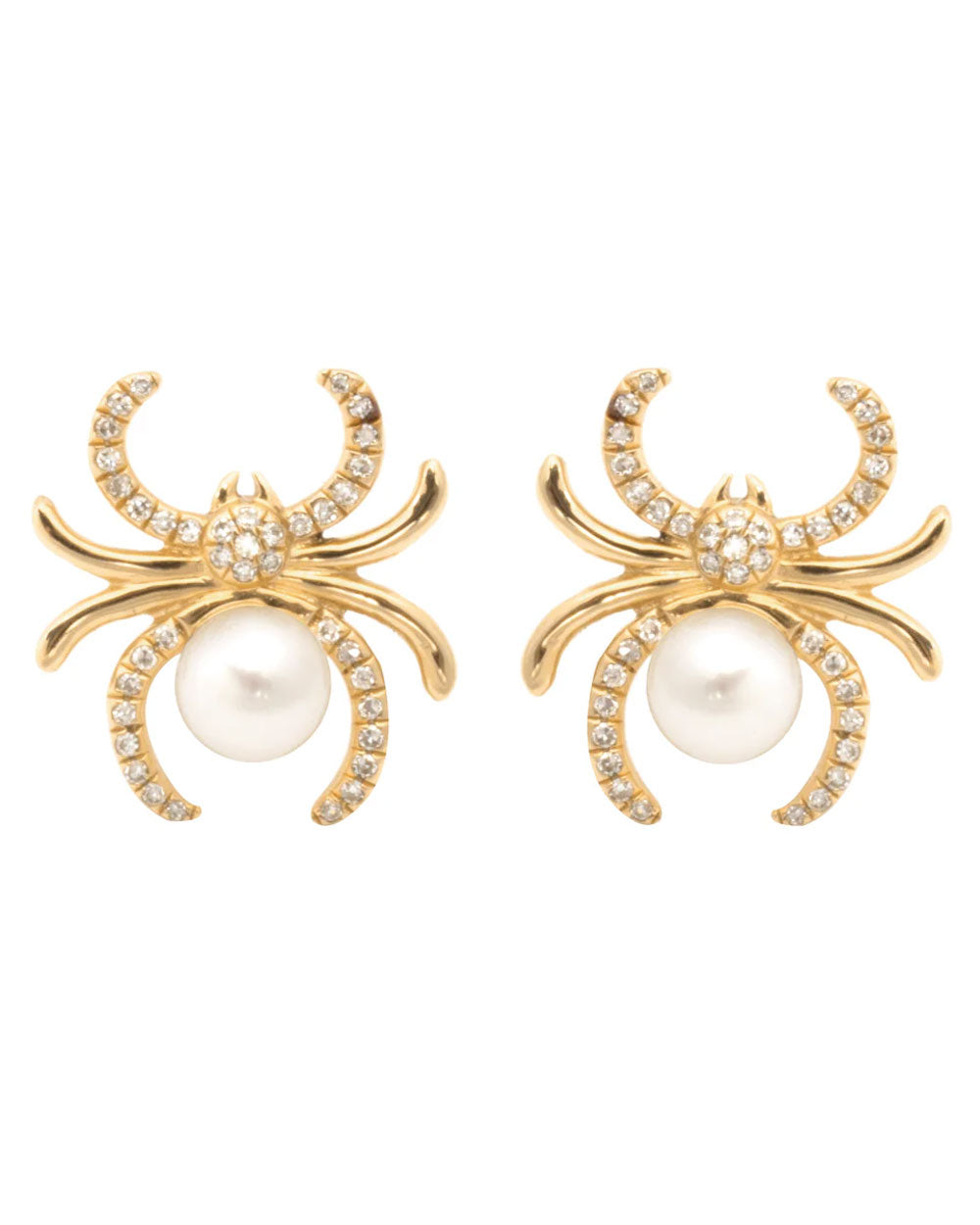 Samira 13 Pearl Spider Earrings