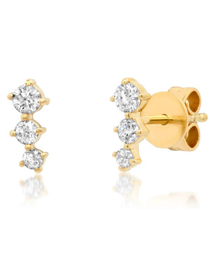 Samira 13 Triple Diamond Earrings