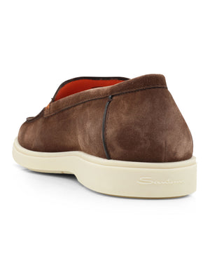 Suede Botanist Casual Loafer in Brown
