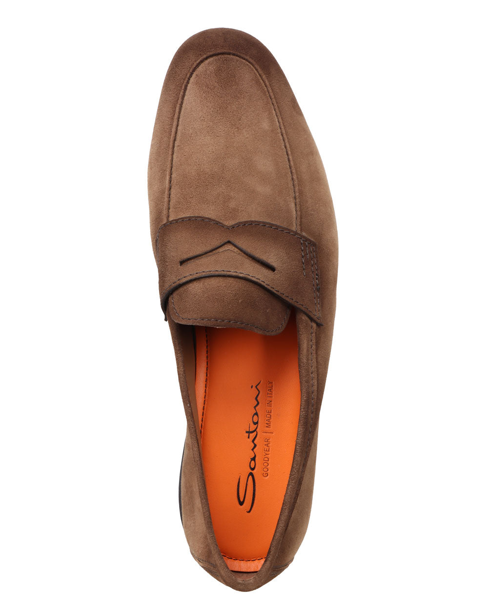 Carlos Suede Loafer in Brown