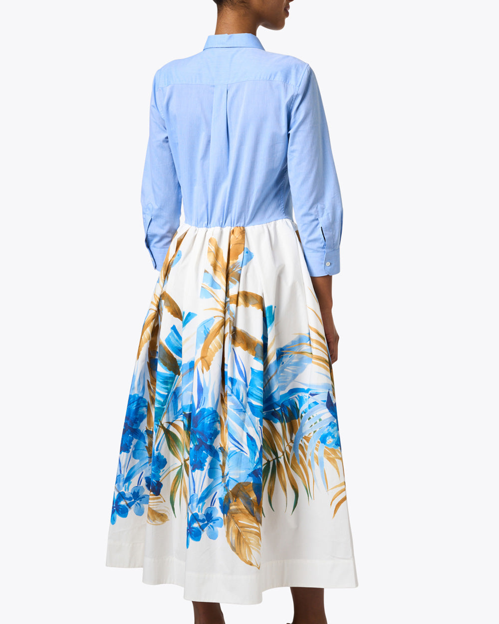 Palm Print Nidia Dress