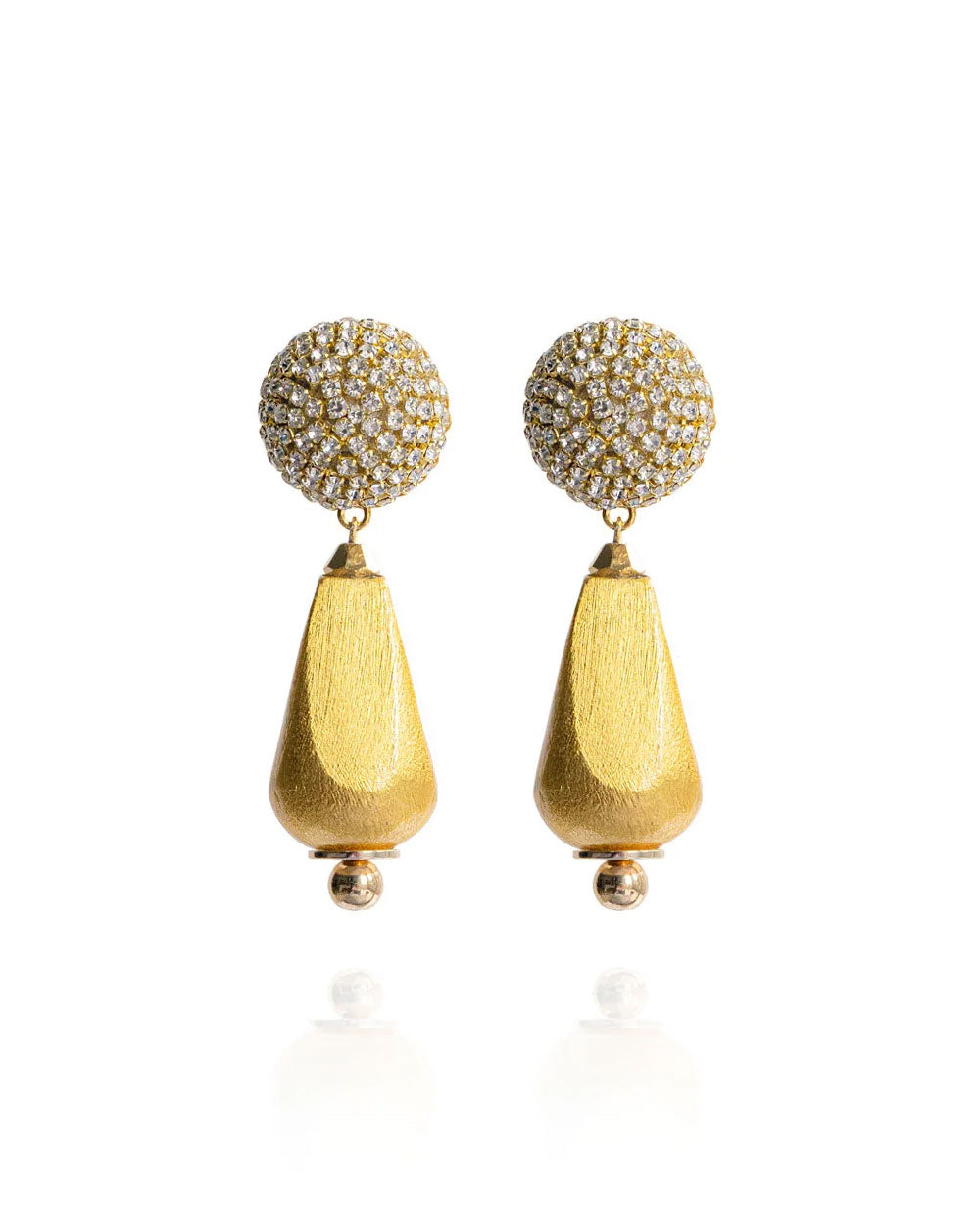 Saule Dalia Earrings in Gold