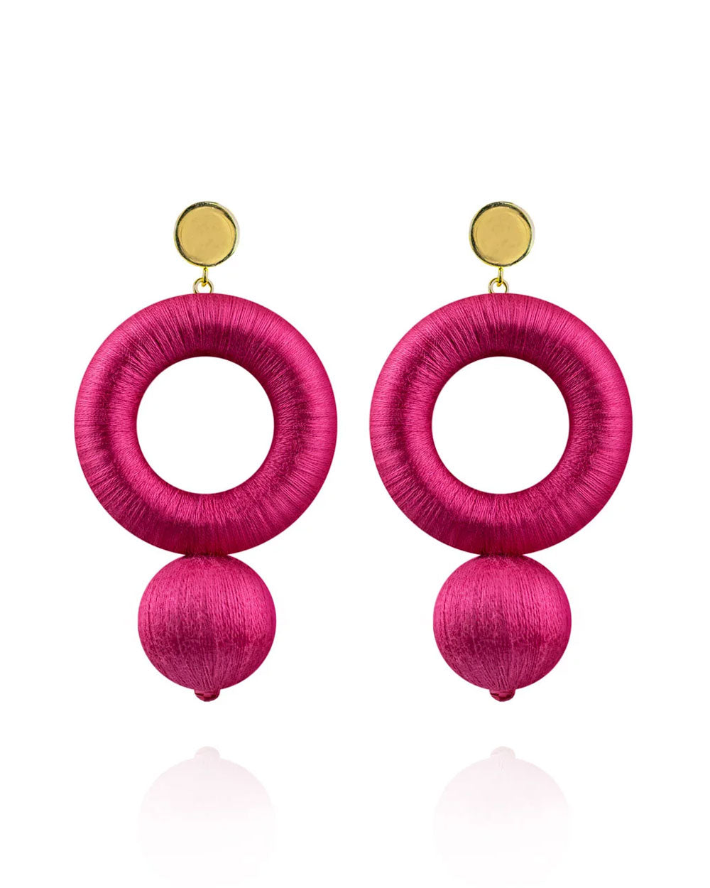 Saule Saskia Earrings in Pink