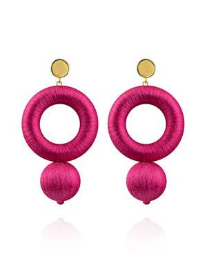 Saule Saskia Earrings in Pink