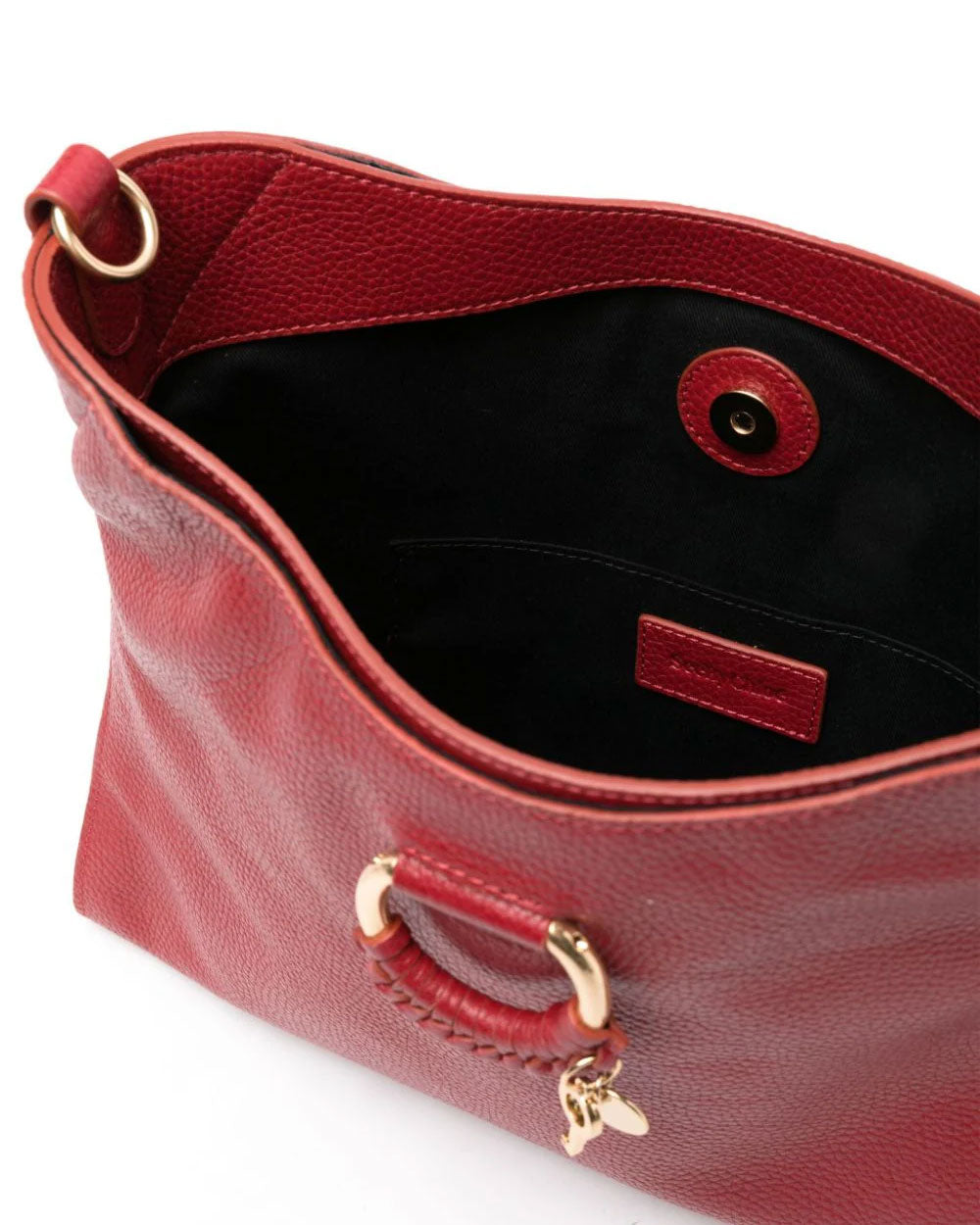 Small Joan Shoulder Bag in Red